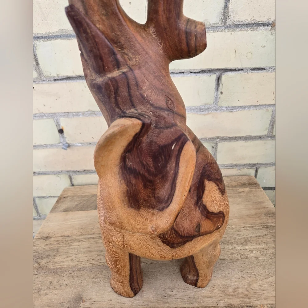 Hand Carved Elephant Statue - Picture 7 of 10